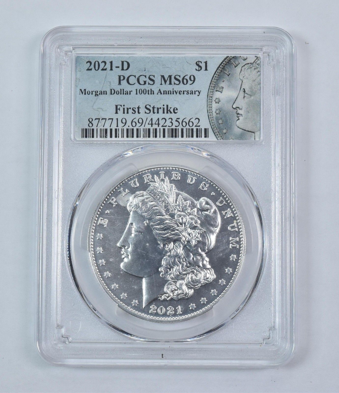 2021-D モルガン銀貨ファーストストライク MS69 PCGS *9267 - メルカリ