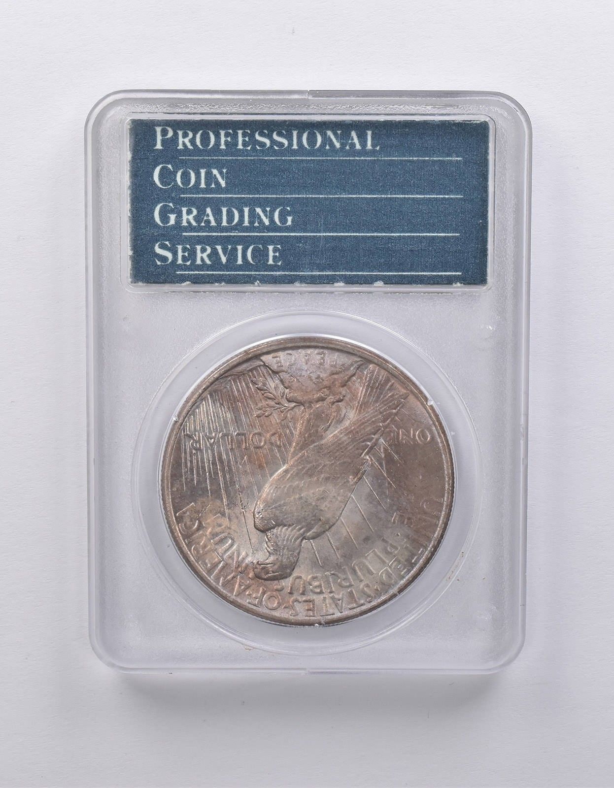 1925年 ピースシルバードル MS 64 PCGS ラトラー CAC ビューティフルリー Td 7118