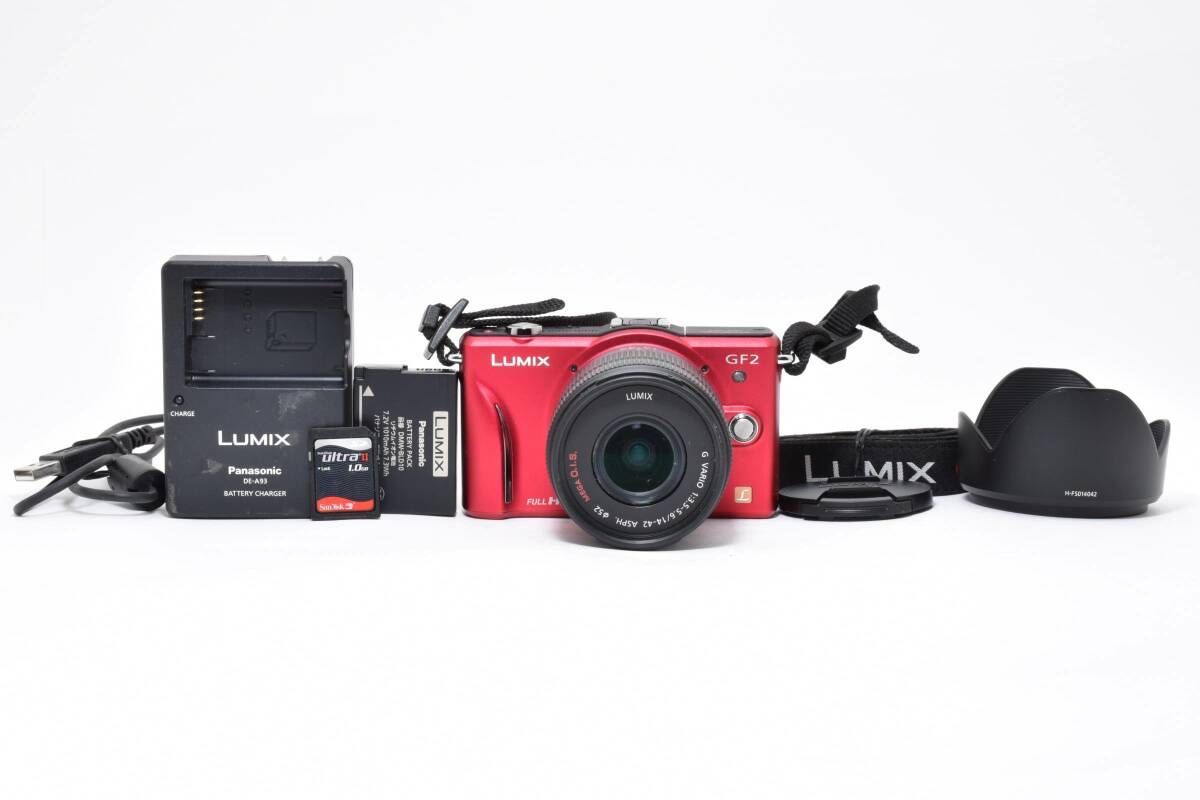 パナソニック Panasonic LUMIX GF 2 H レンズセット デジタルカメラ ミラーレス一眼 L 12 7370