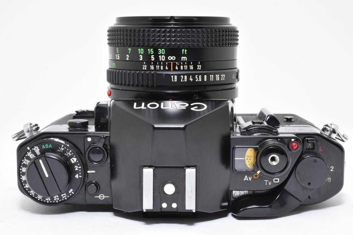 CANON A-1 フィルムカメラ FD 50mm F1.4 Canon A-1 ブラック＋FD 50mmF1.4 S.S.C 完動品 #m9 Canon A-1 ブラック