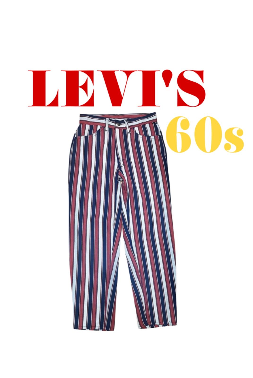 late 60 s Levi Sta Prest Gals ストライプ テーパード