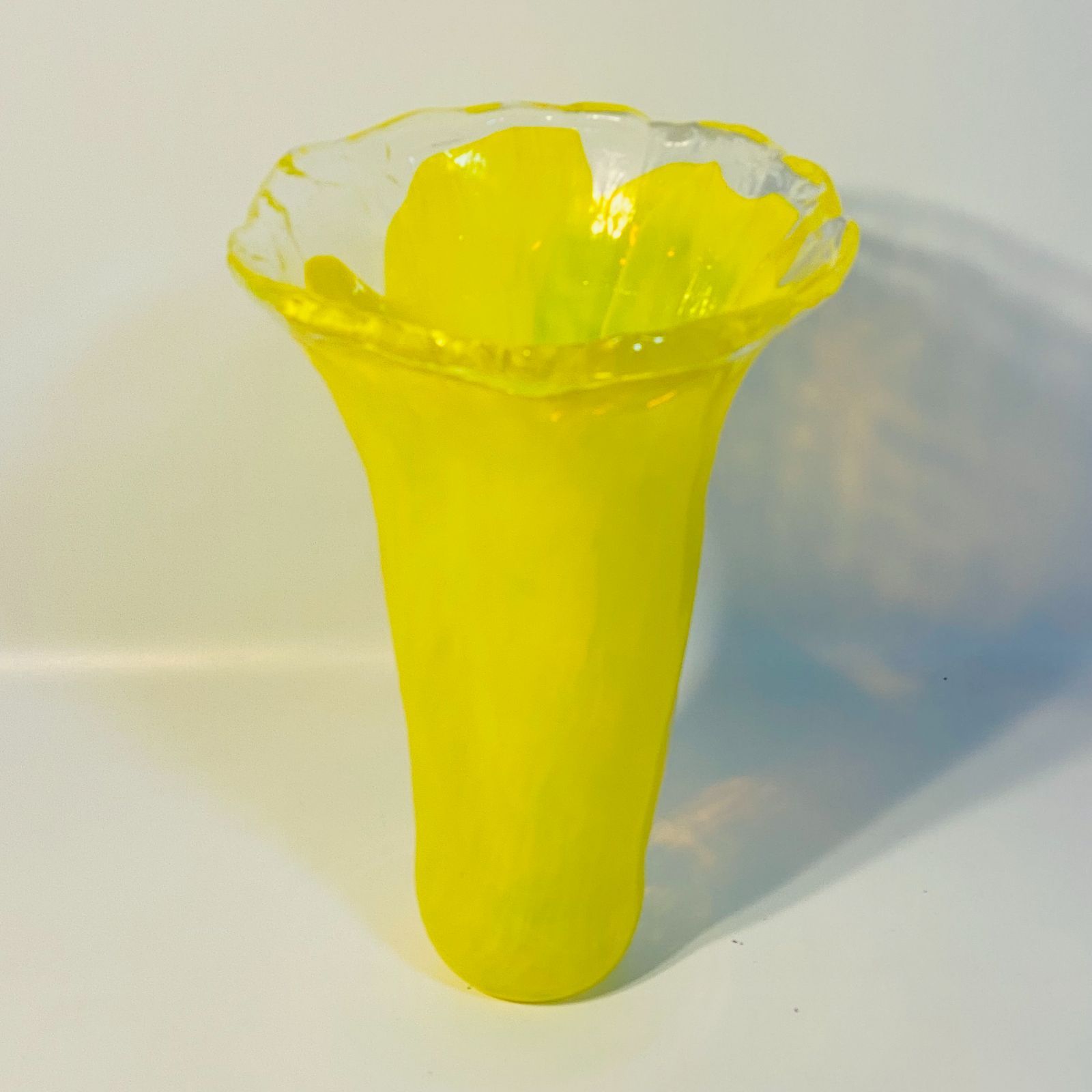 水盤 黄硝弁 花器 ガラス製 花瓶 華道 花道 お花 生け花 水器 花立 花