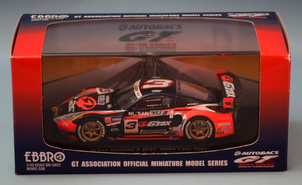 MMP 1/43EBBRO G'zox Hasemi Z JGTC 2004 #3(Late Version) 614 - メルカリ