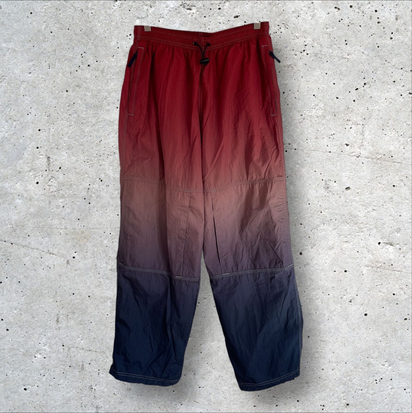 定価:23100円 Supreme × NIKE Ripstop Track Pant Multicolor ボルドー
