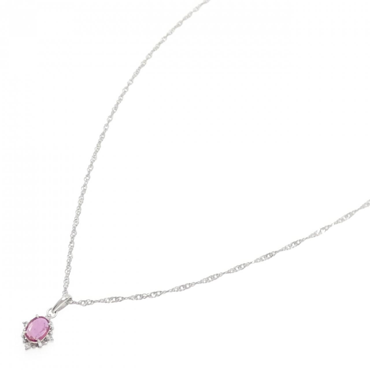 天然ルビーネックレス　(pt850) 楽天市場】ミャンマー産ルビー 2.33ct ネックレス PT850/PT900