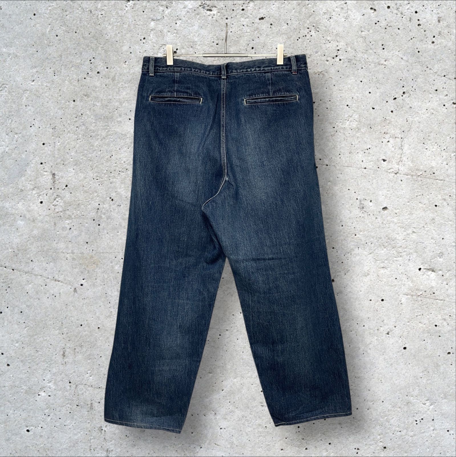 定価：35200円 Graphpaper Selvage Denim Two Tuck Tapered Pants 
