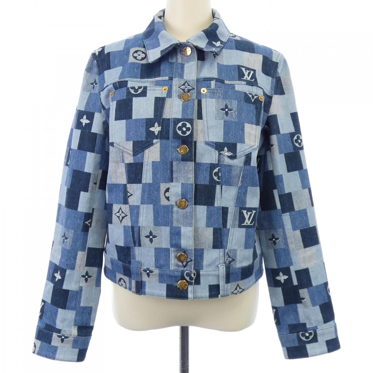 ルイヴィトン LOUIS VUITTON デニムモノグラムジャケット FIJA14TWS