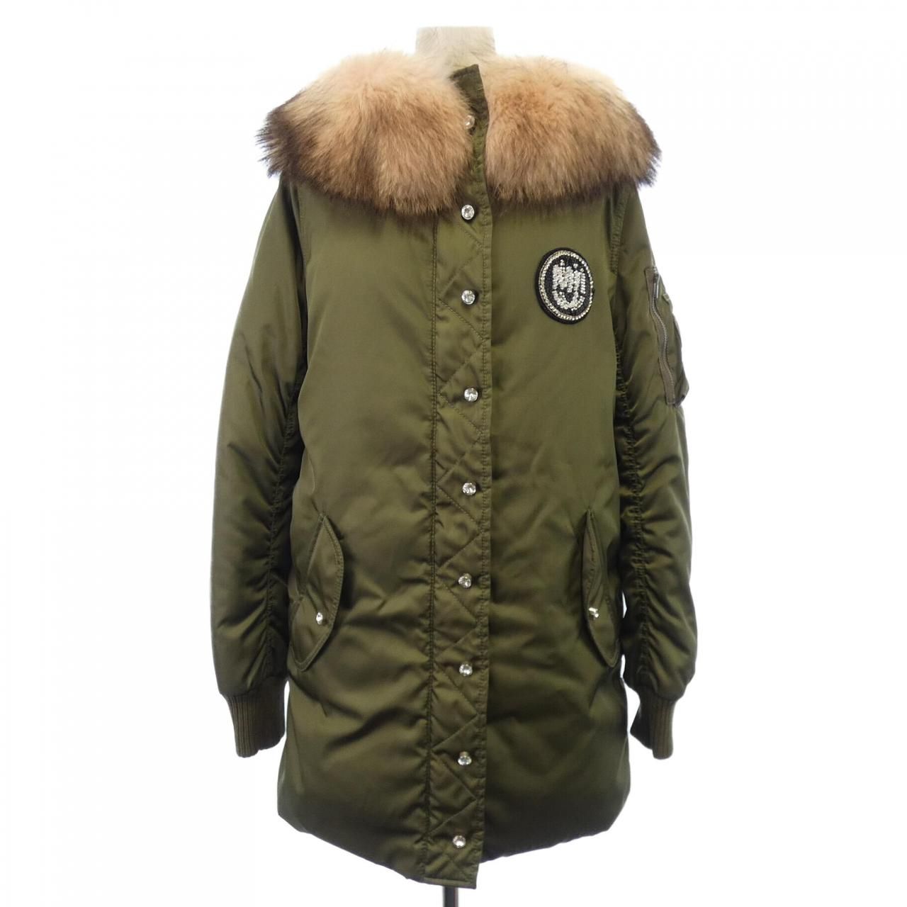 ミュウミュウ MIU MS 1628 1 H P ダウンコート