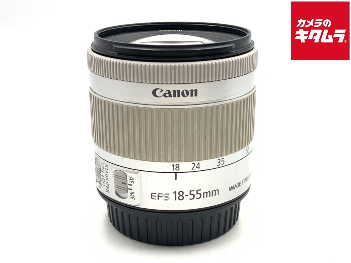 中古】 【並品】 キヤノン EF-S18-55mm F4-5.6 IS STM シルバー - メルカリ