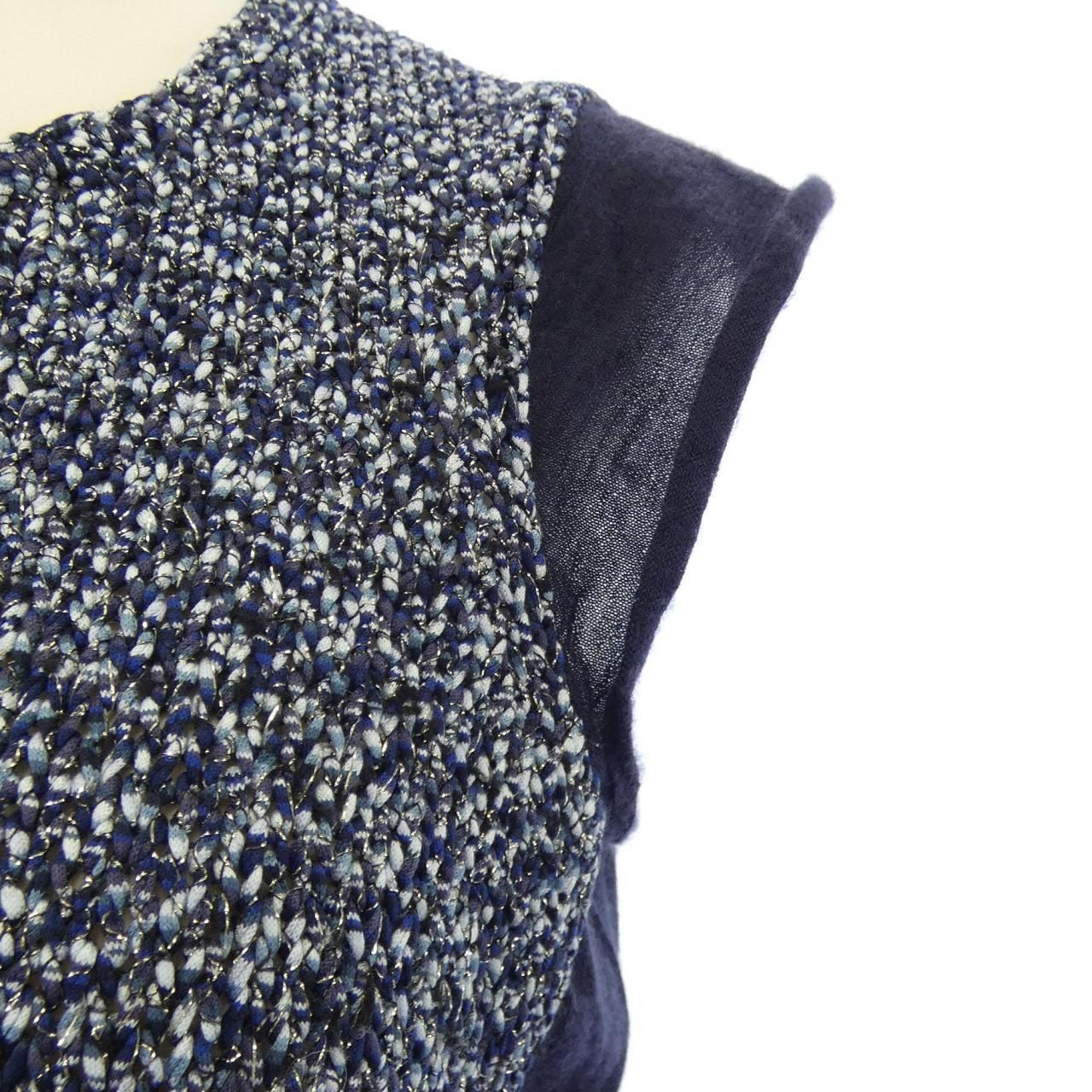 ネイビー ベスト　drawer Drawer - Drawer(ドゥロワー) ベスト サイズ1 S レディース - ダーク