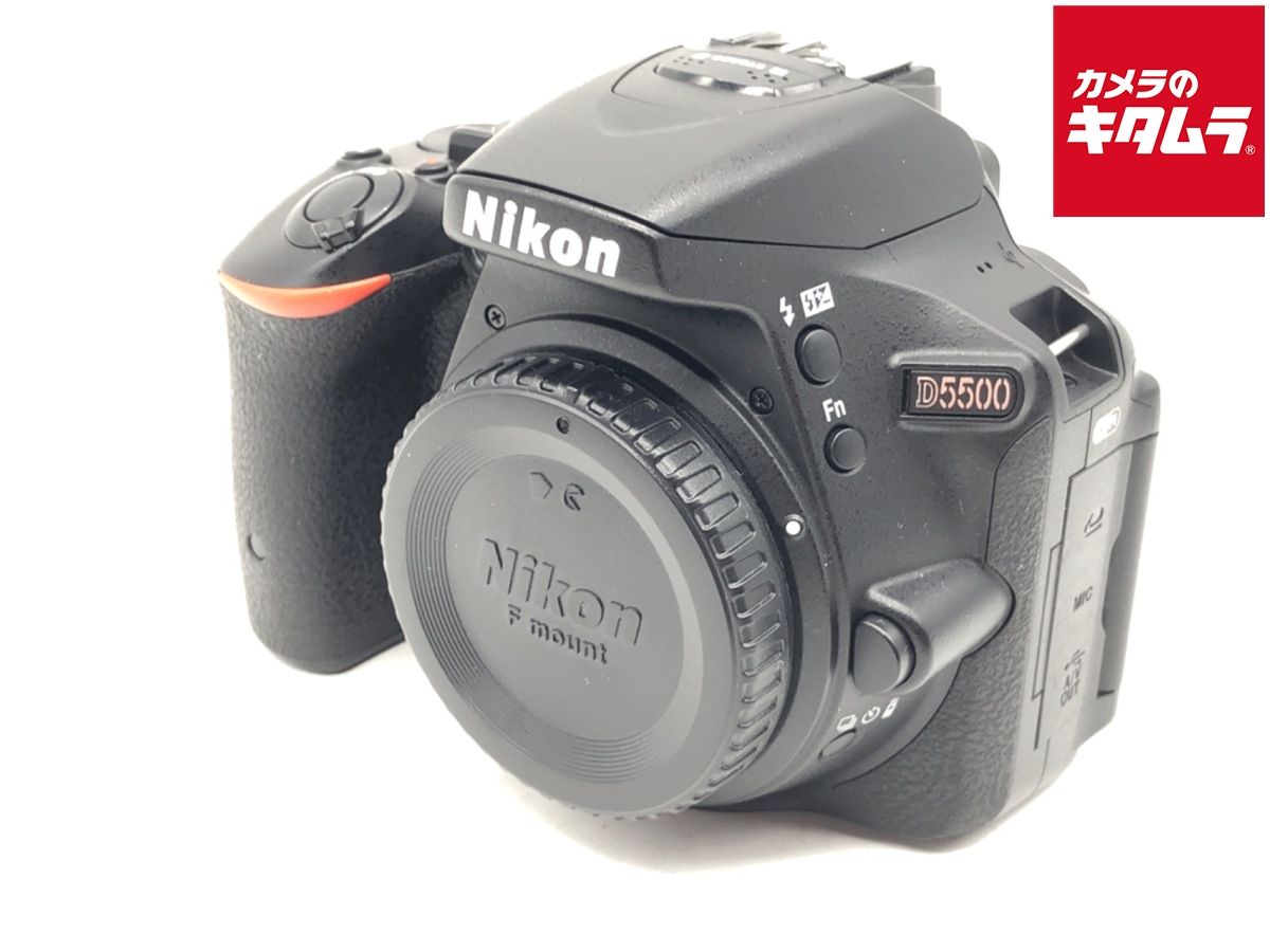 Nikon D5500 ブラックボディ　【中古品】良品 中古】 【良品】 ニコン D5500 ボディ ブラック - メルカリ