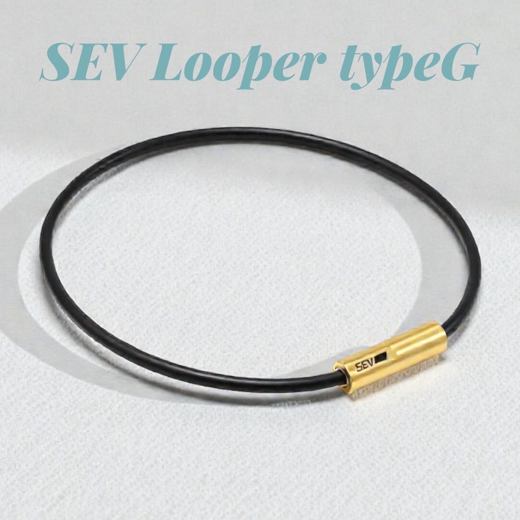 SEV Looper typeG/セブ ルーパータイプG/44/46/48cm/ブラック/ホワイト 健康ネックレス スポーツネックレス新品未 ...