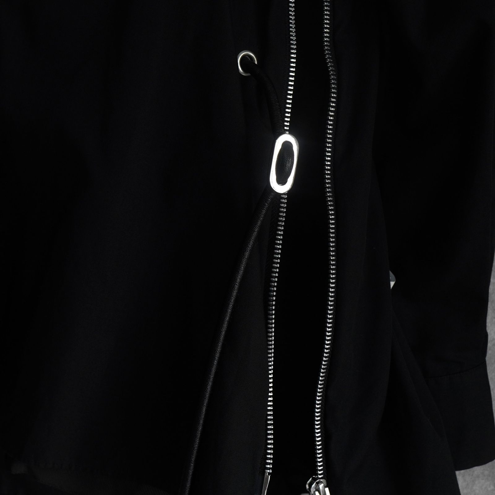 サカイ サイドジップ ドッキング 長袖シャツ ブラック ユニセックス対応 ワードローブ