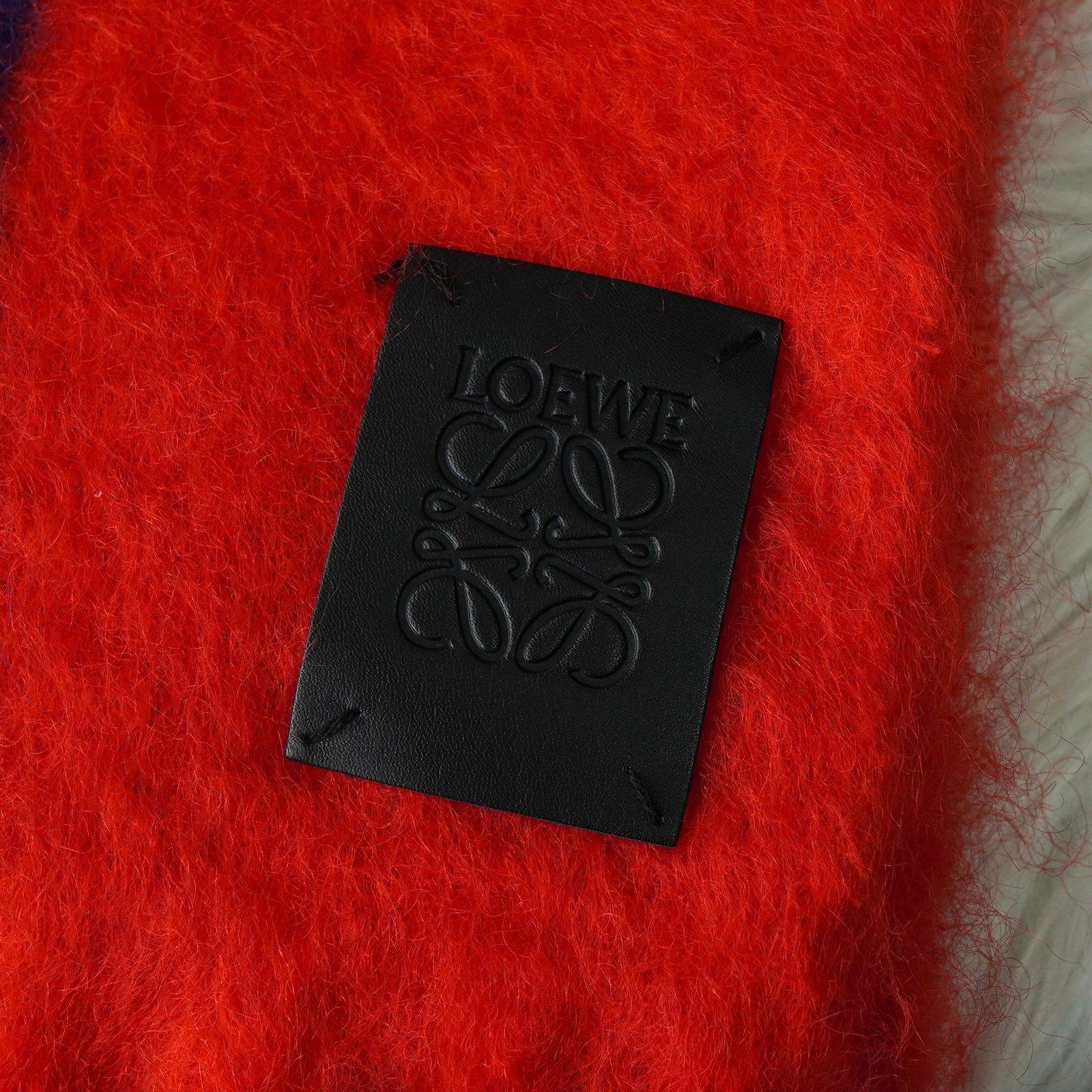 レザーパッチ モヘア