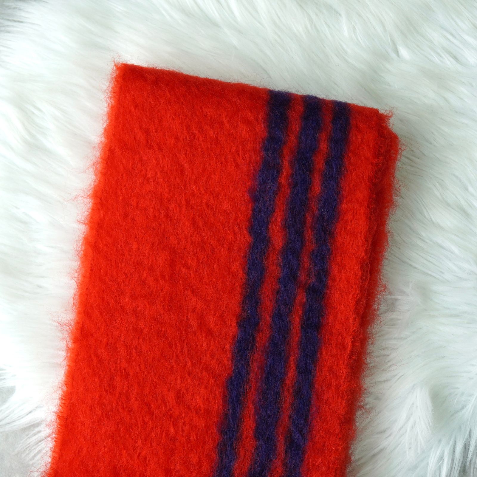 マフラー レッド