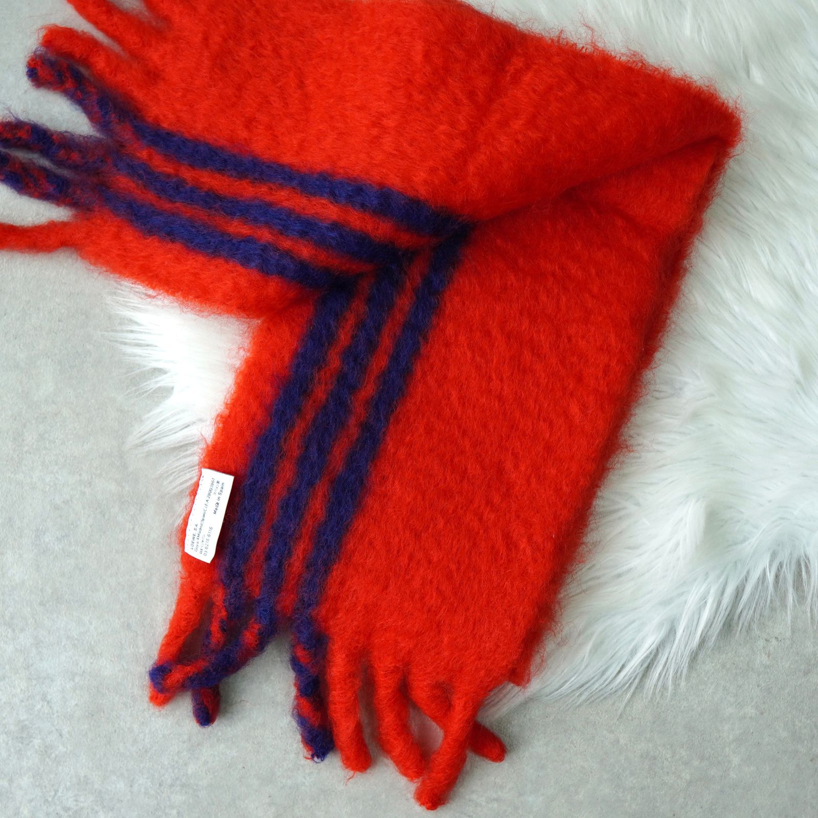 モヘア マフラー