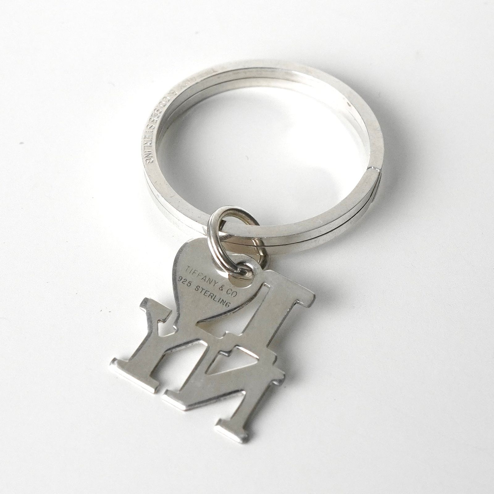 ティファニー アイラブニューヨーク シルバー925 チャーム キーリング
