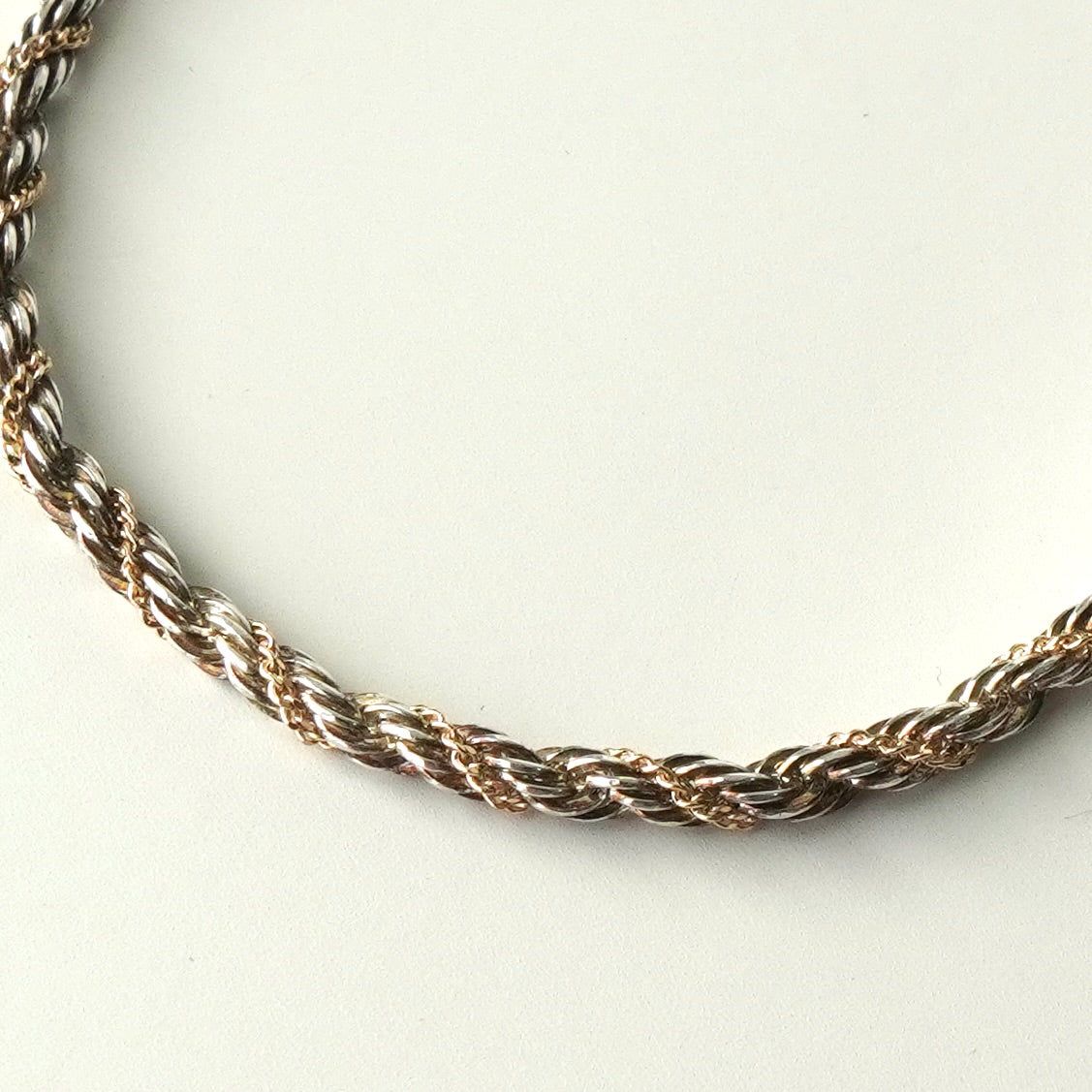 ティファニー ツイストチェーン 585 × 925 ブレスレット 14K 14金