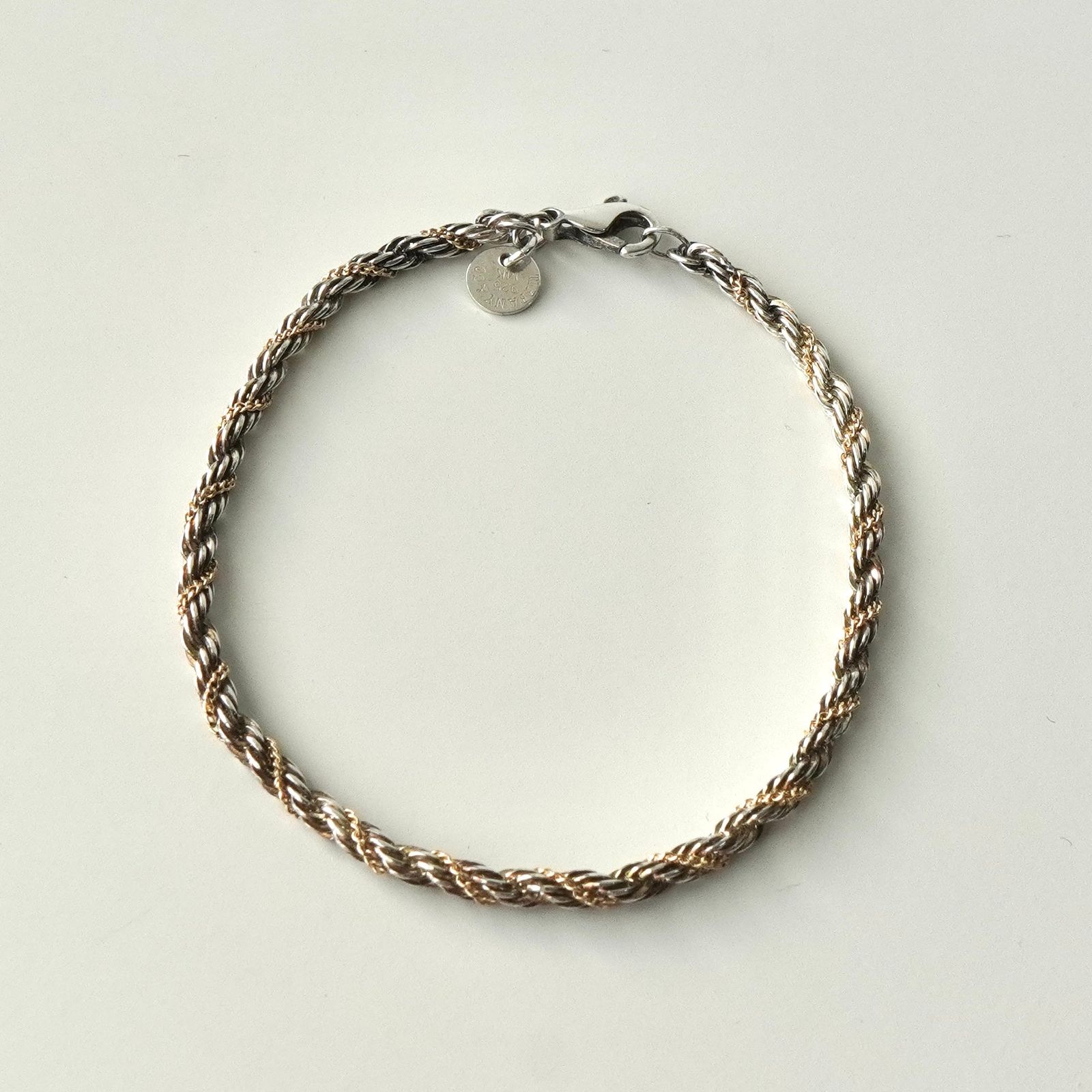 ティファニー ツイストチェーン 585 × 925 ブレスレット 14K 14金