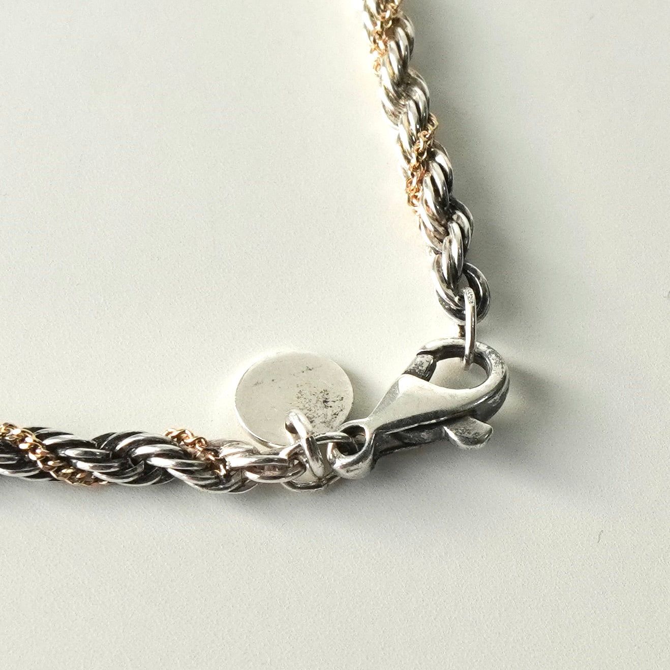 ティファニー ツイストチェーン 585 × 925 ブレスレット 14K 14金