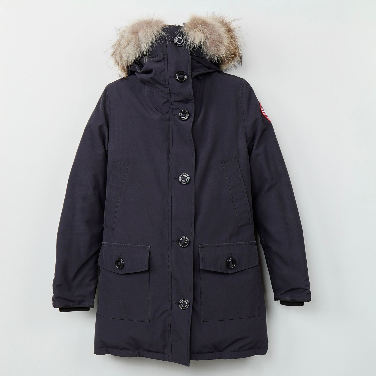 CANADA GOOSE Bronte Parka カナダグース ブロンテ パーカ ダウンジャケット ネイビー レディース