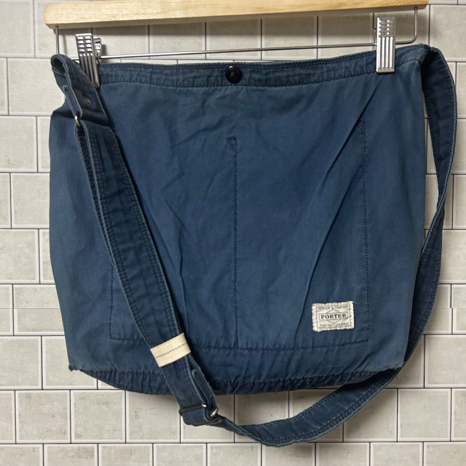 PORTER ポーター ショルダーバッグ ディープブルー 藍染め - メルカリ