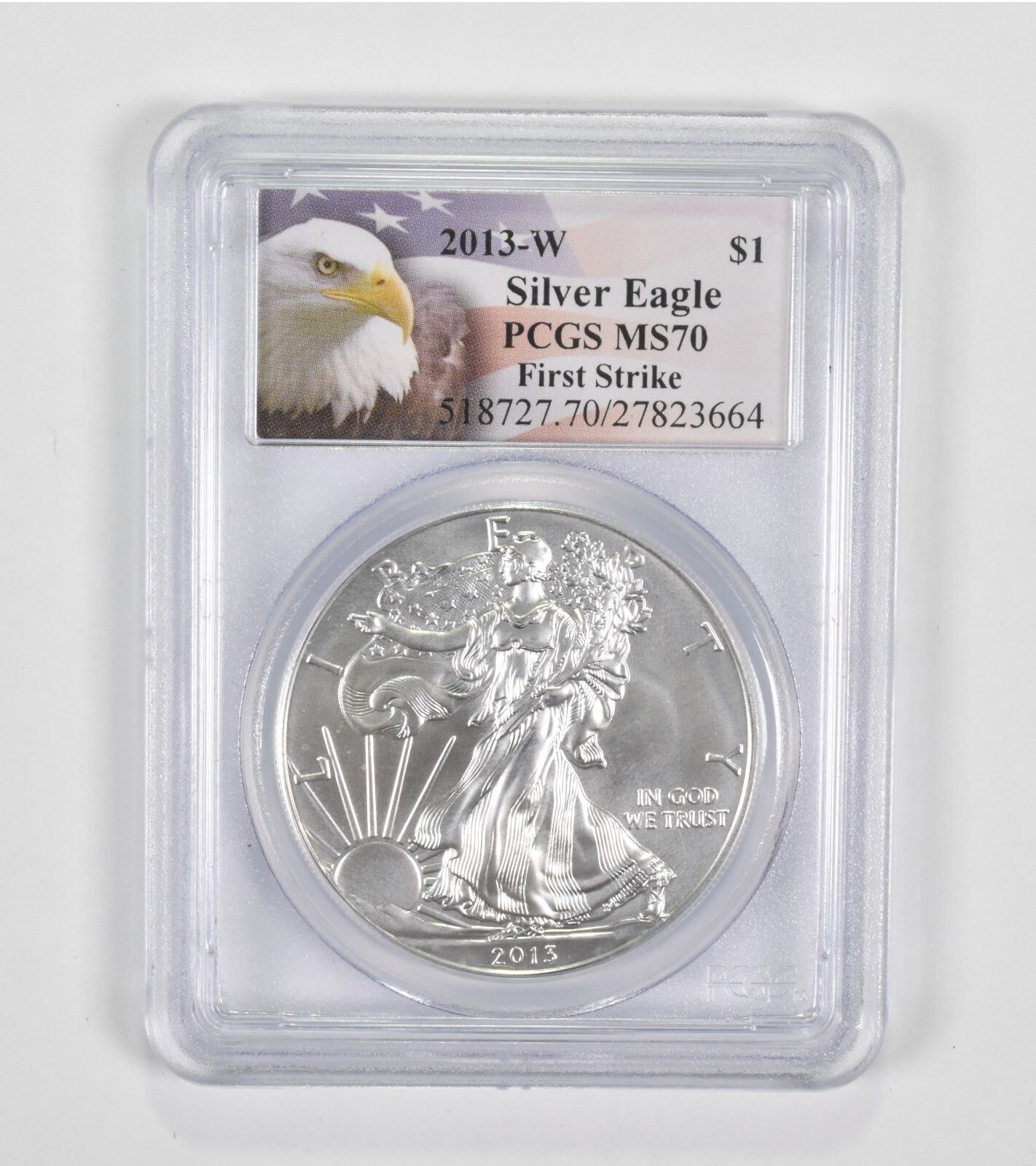 (MS70)アメリカ合衆国　シルバー イーグル銀貨　2013 S サイン入り MS70)アメリカ合衆国 シルバー イーグル銀貨 2013 S サイン入り - メルカリ