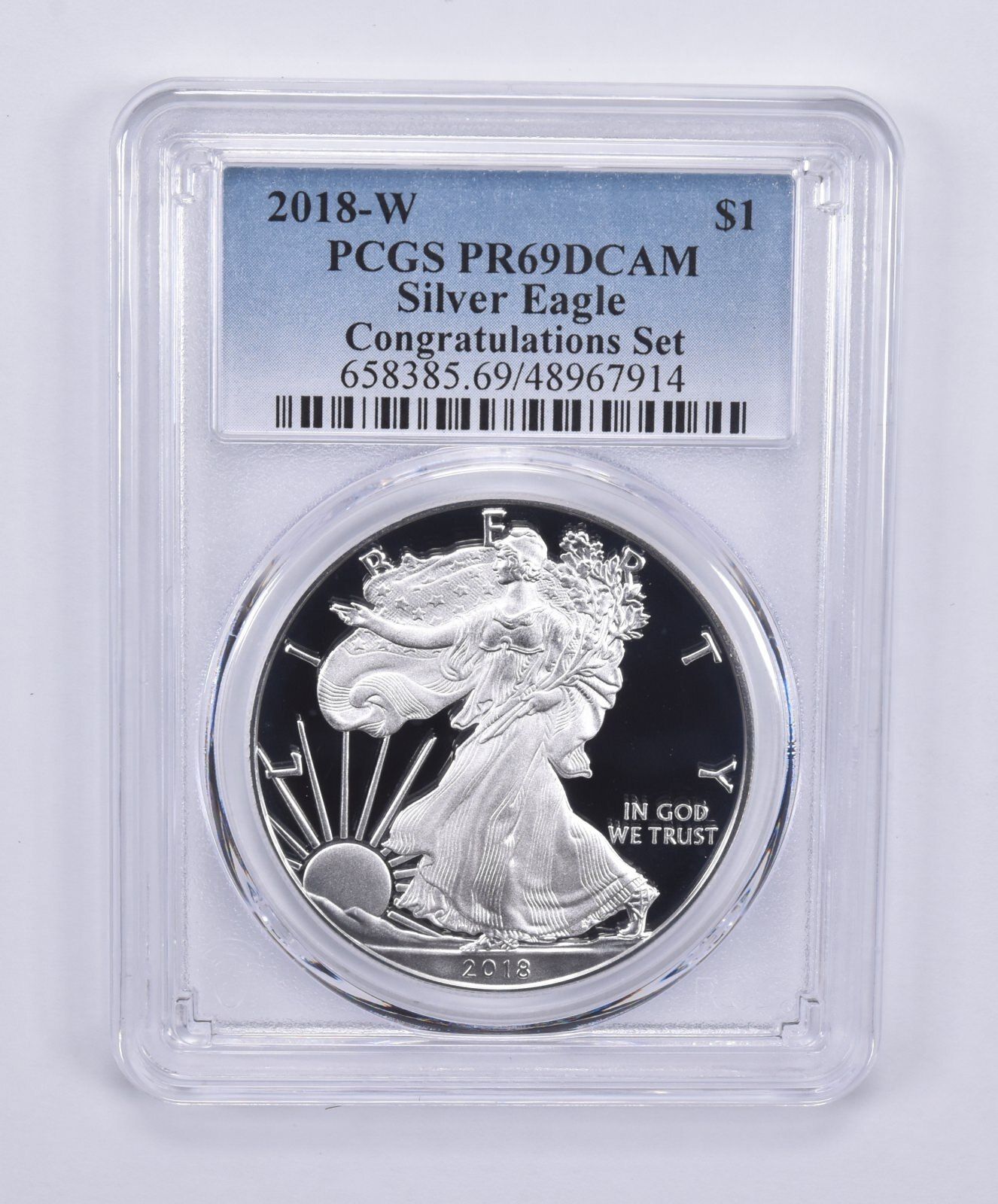 2018-W アメリカン シルバー イーグル コングラチュレーション セット