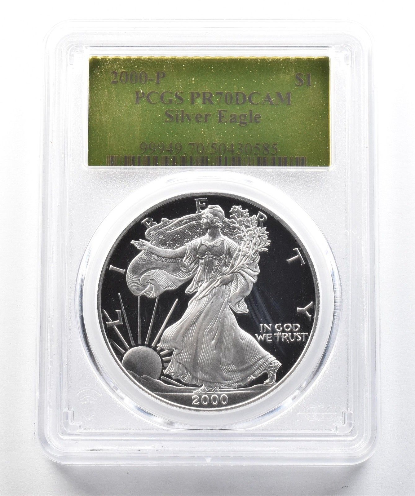 2000-P アメリカン シルバー イーグル PR70 DCAM PCGS *3054 - メルカリ