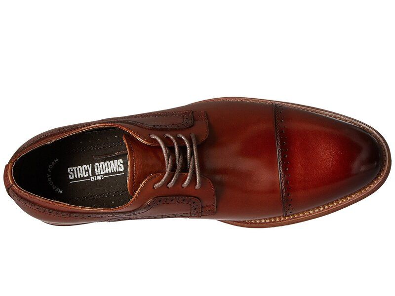 取寄) ステイシー アダムス メンズ キャップ トゥ オックスフォード