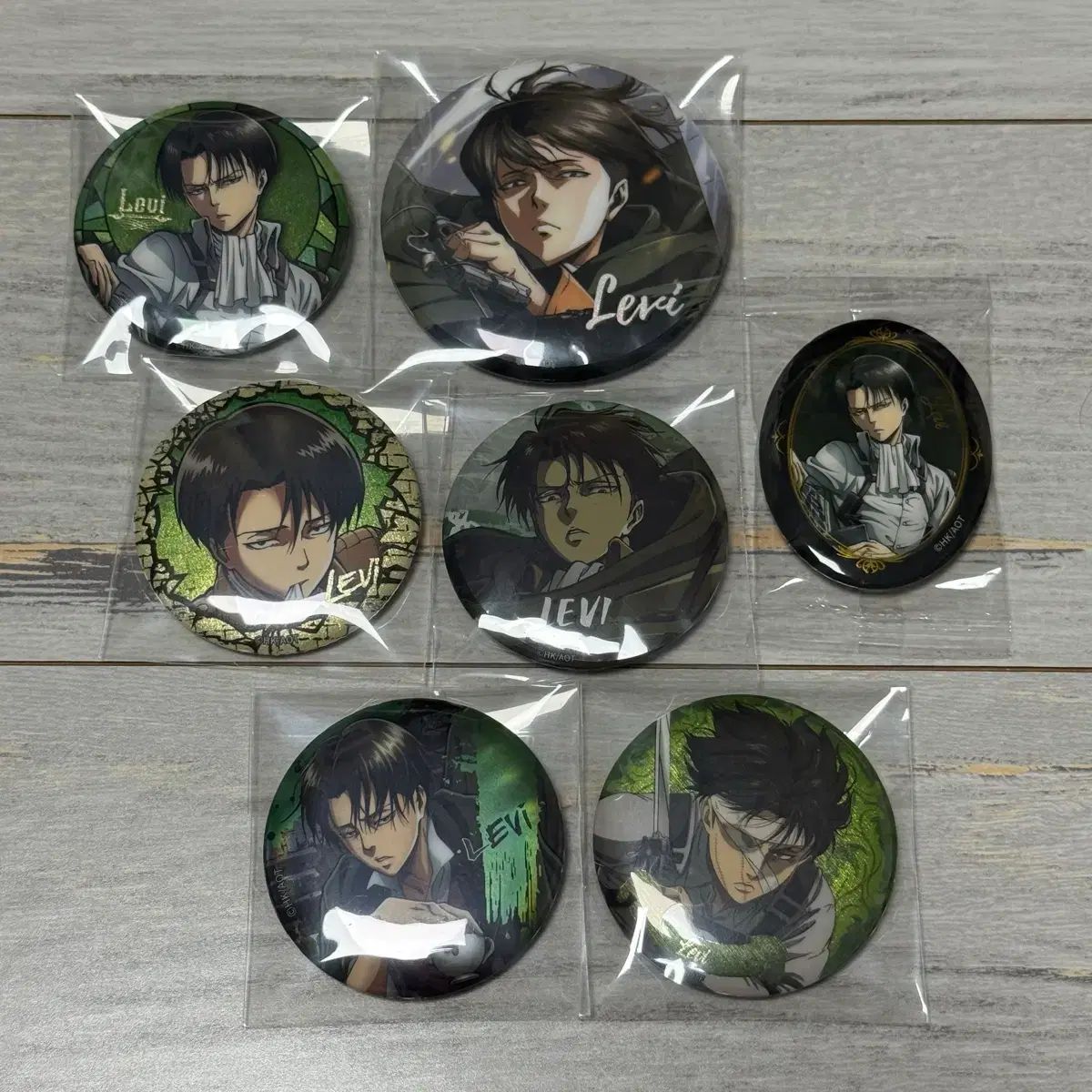 進撃巨人展FINAL リヴァイ、エルヴィン、エレン 複製原画 進撃巨人展