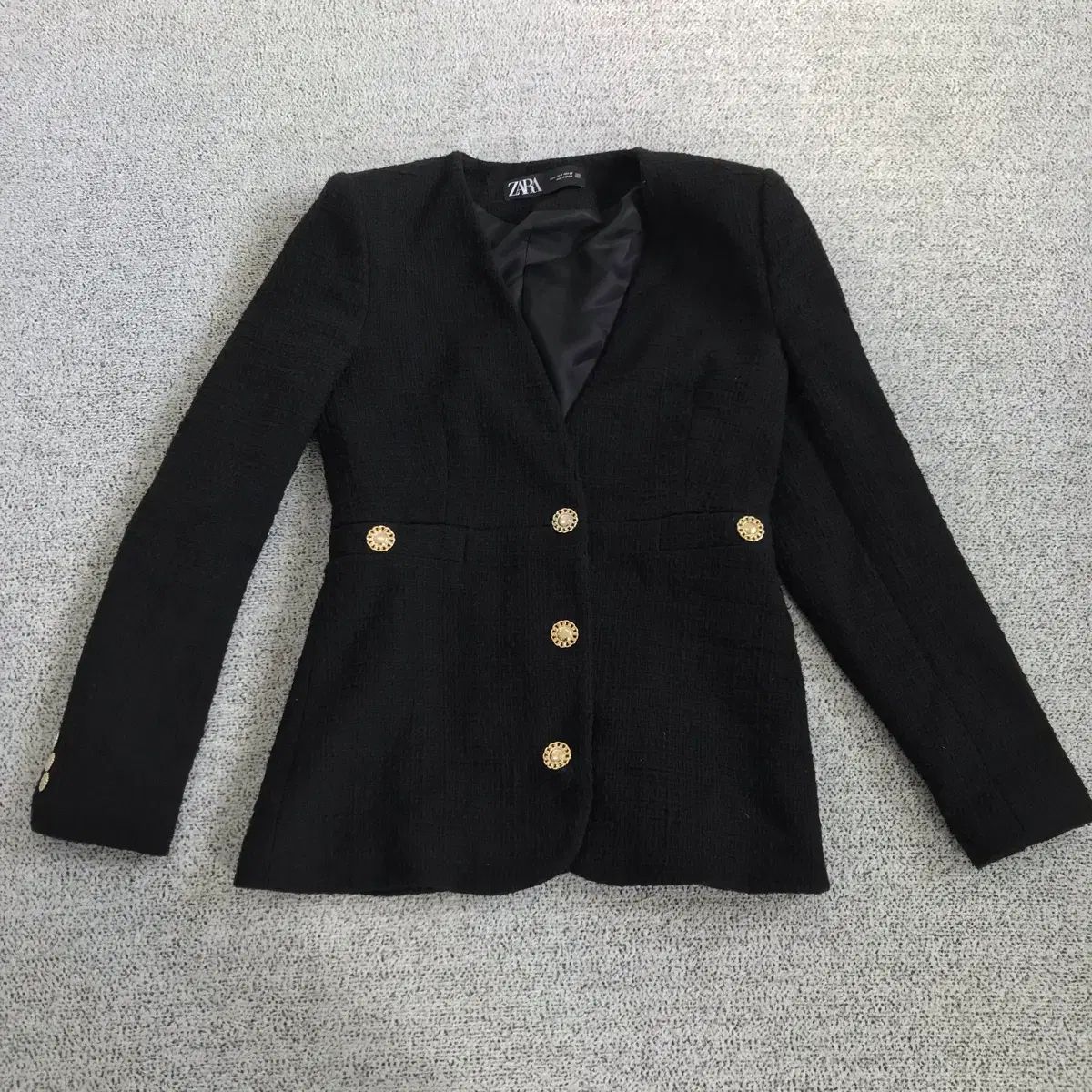 ZARA ツイードジャケット - メルカリ