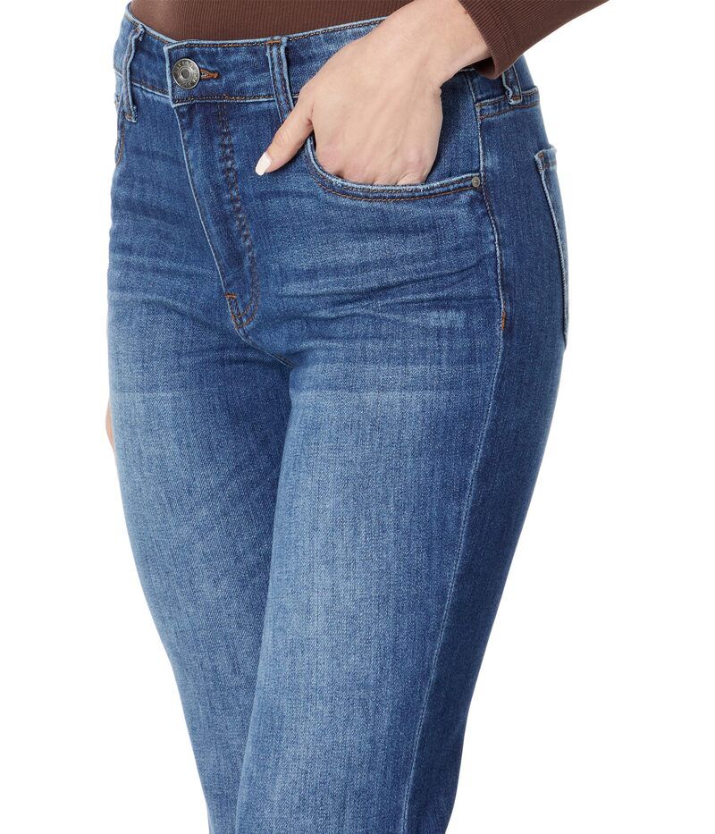 (取寄) カット フロム ザ クロス レディース ピティート ケリー ハイライズ ファブ AB キック フレア インセット レッグ KUT from the Kloth women Petite Kelly High-Rise Fab Ab Kick Flare Inset Leg Heroic カットフロムザクロス レディース ボトムス デニムパンツ プチ