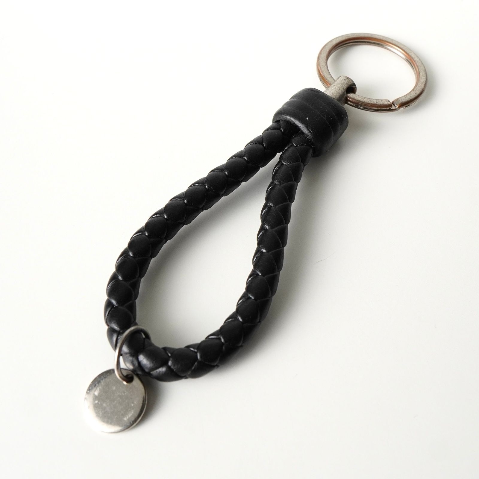 ボッテガ ヴェネタ イントレチャート レザー キーリング キーホルダー