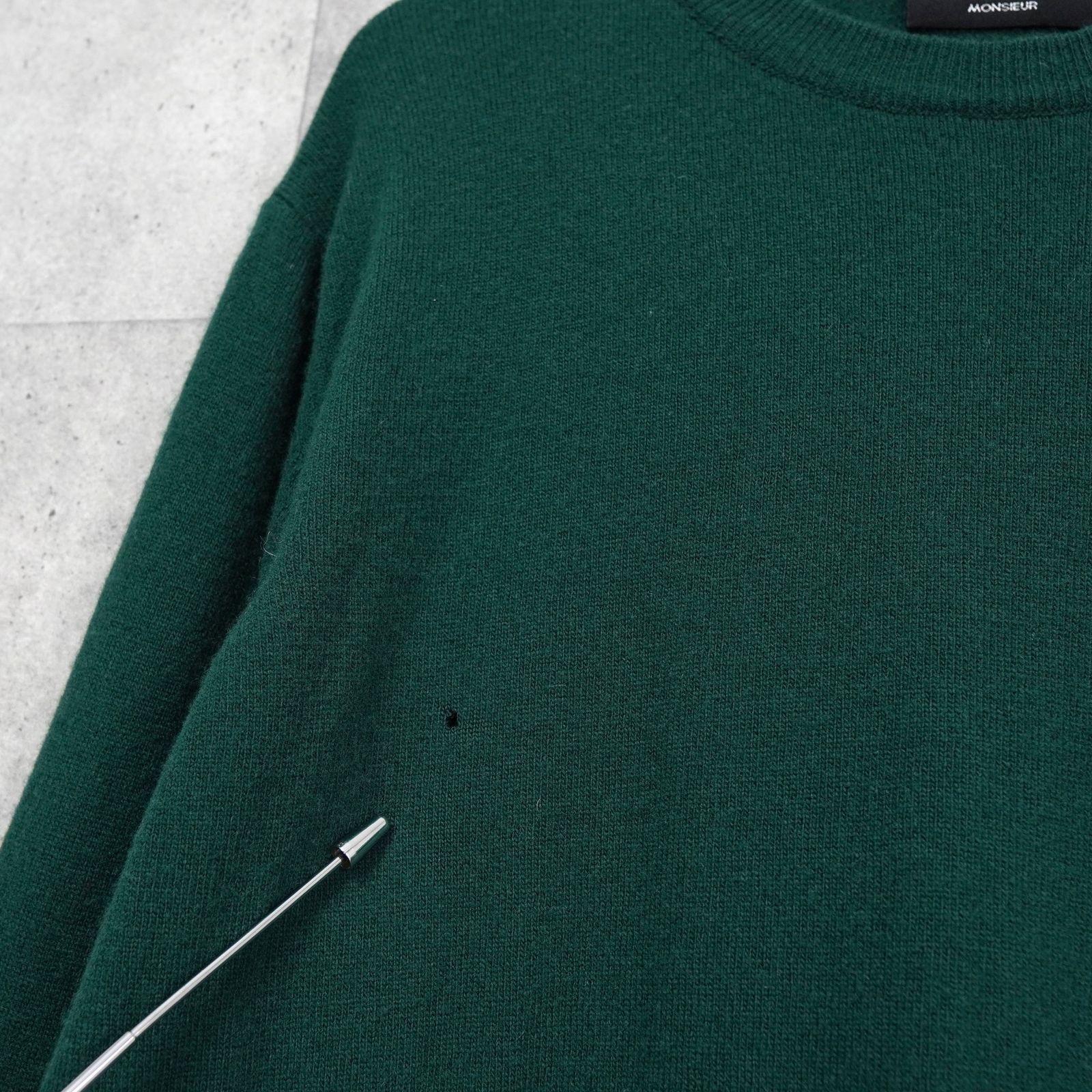 クリスチャン ディオール CDロゴ ニット グリーン - メルカリ