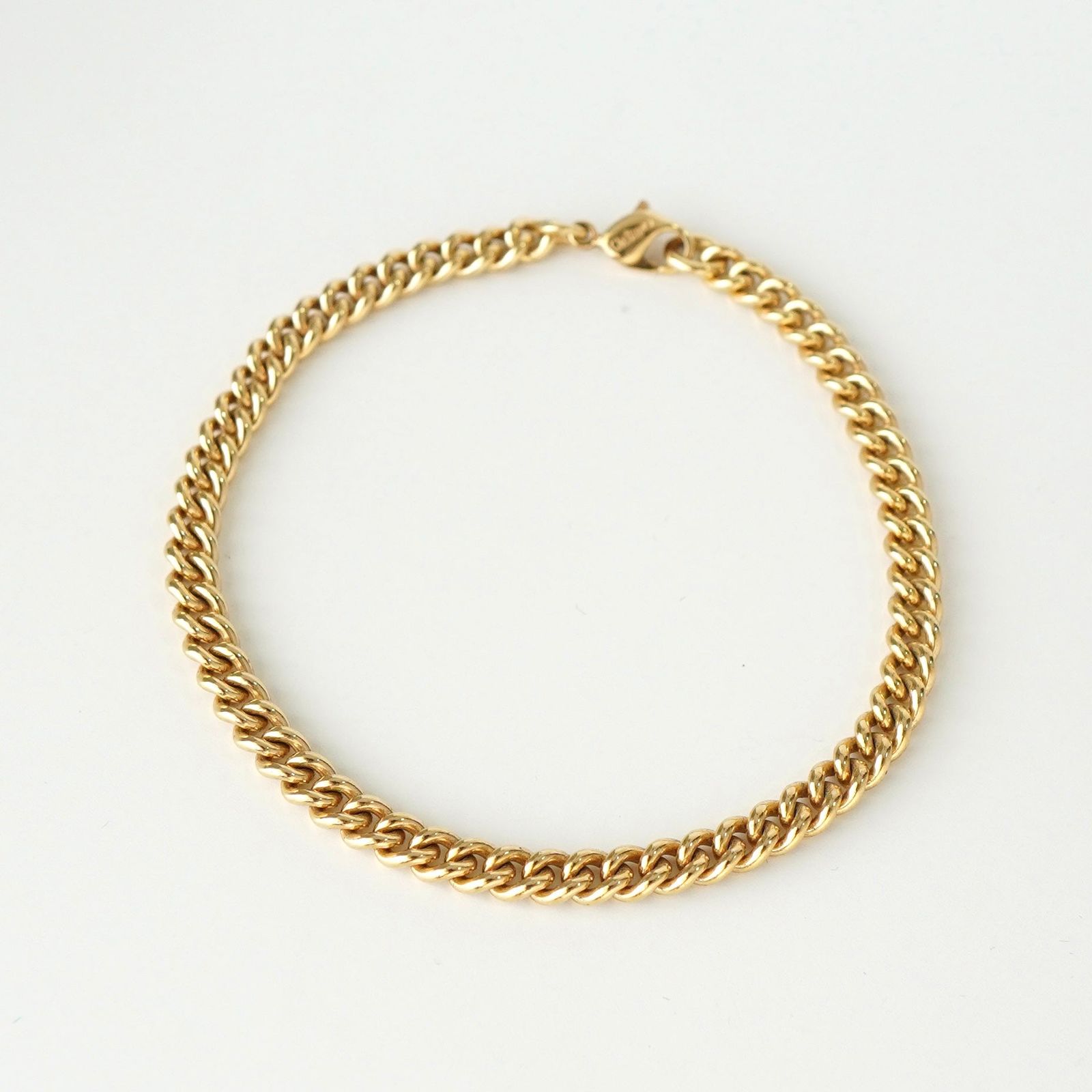 クリスチャン ディオール GP ゴールド チェーン ブレスレット メンズ