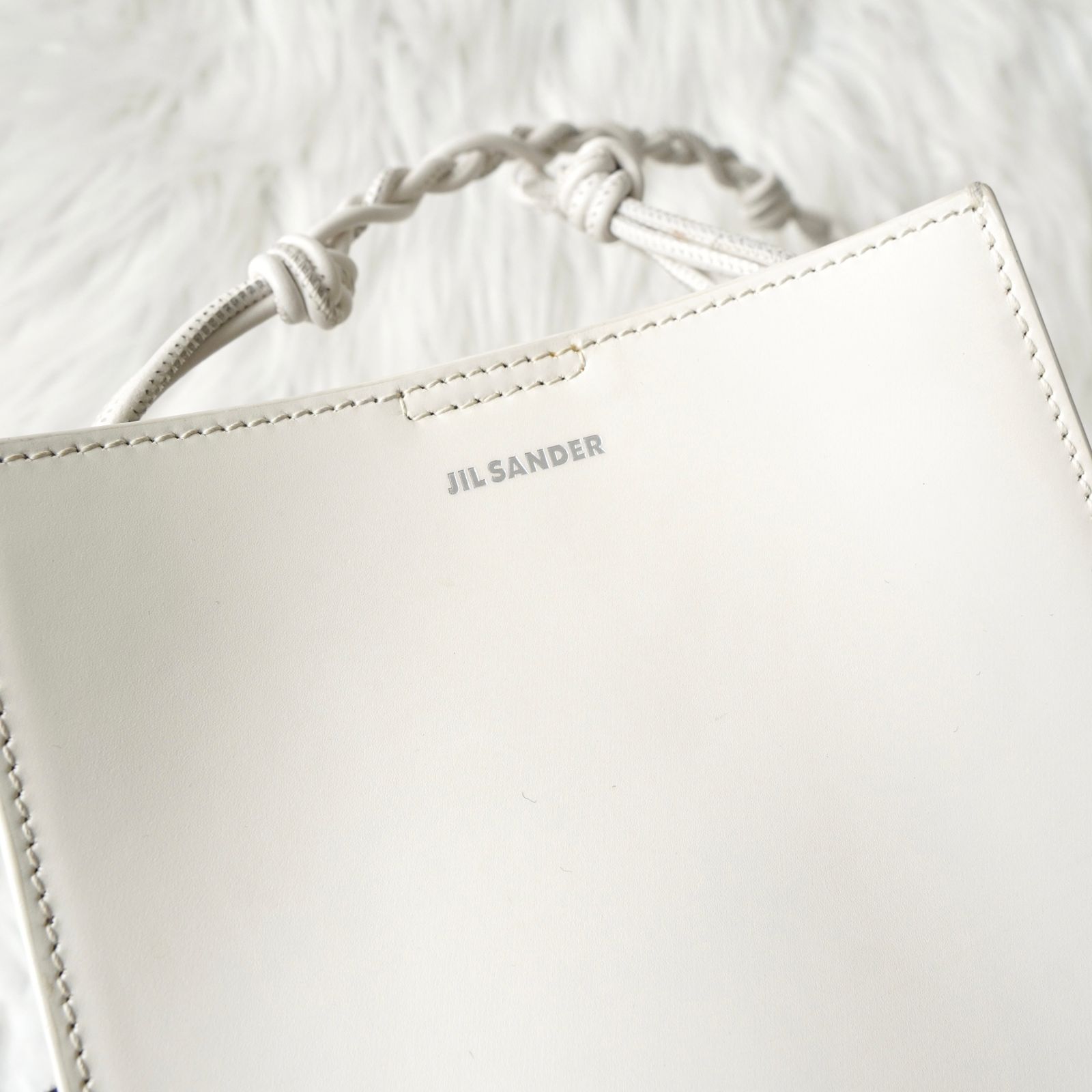 ジルサンダー タングル スモール ロゴ レザー ショルダーバッグ