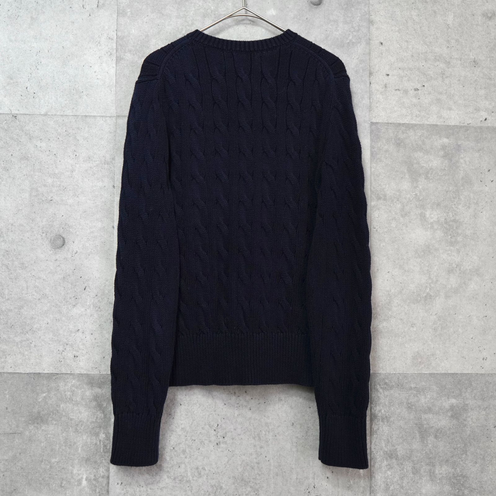 ポロベア ポロ ラルフローレン ネイビー ケーブル編み カーディガン ポロラルフローレン ケーブルニット カーディガン ポロベア セーター