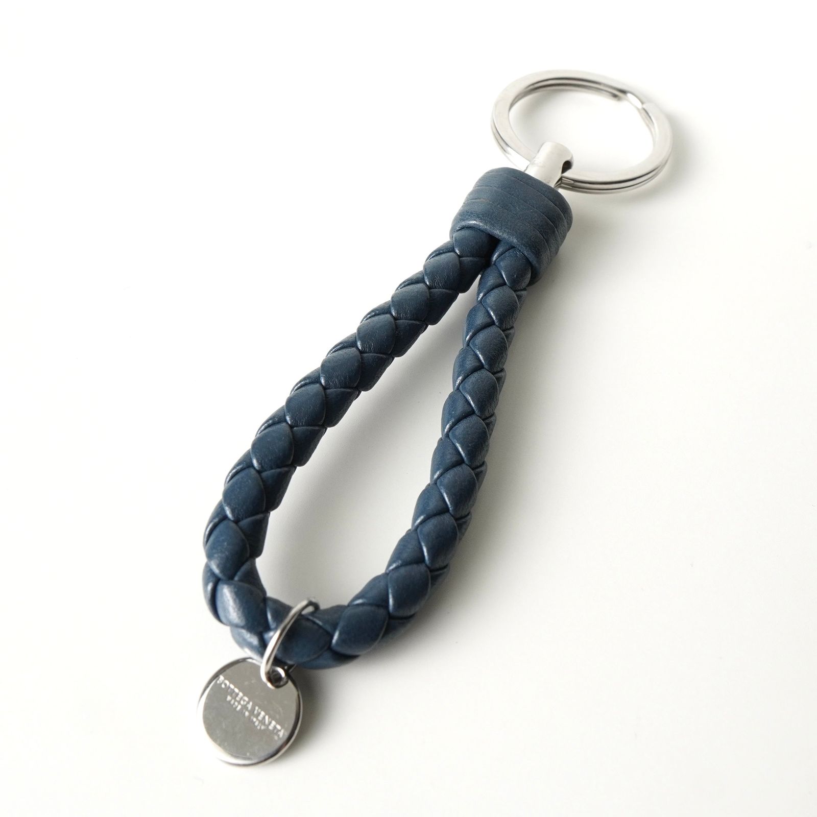 ボッテガ ヴェネタ イントレチャート レザー キーリング キーホルダー