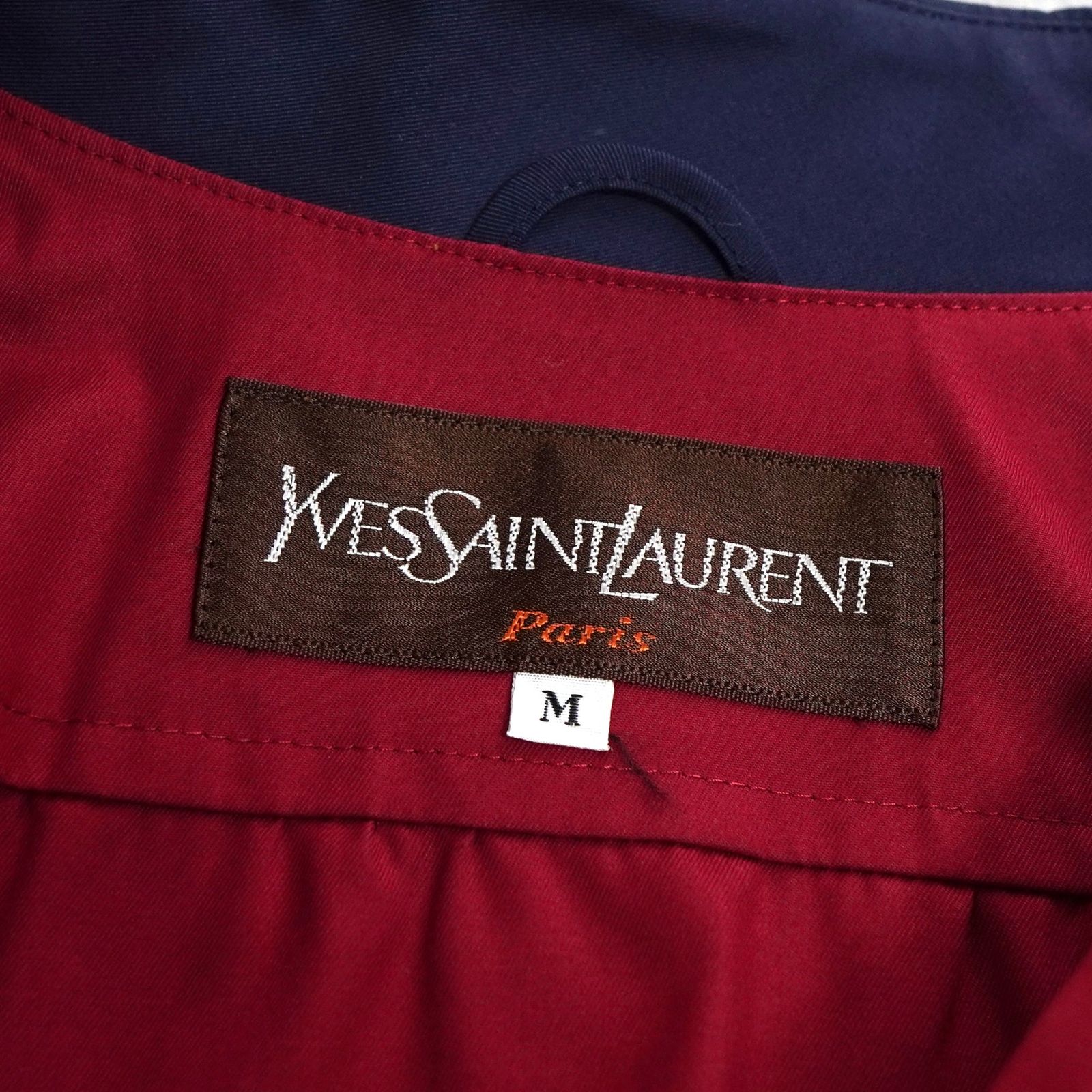 バイカラー トレンチコート