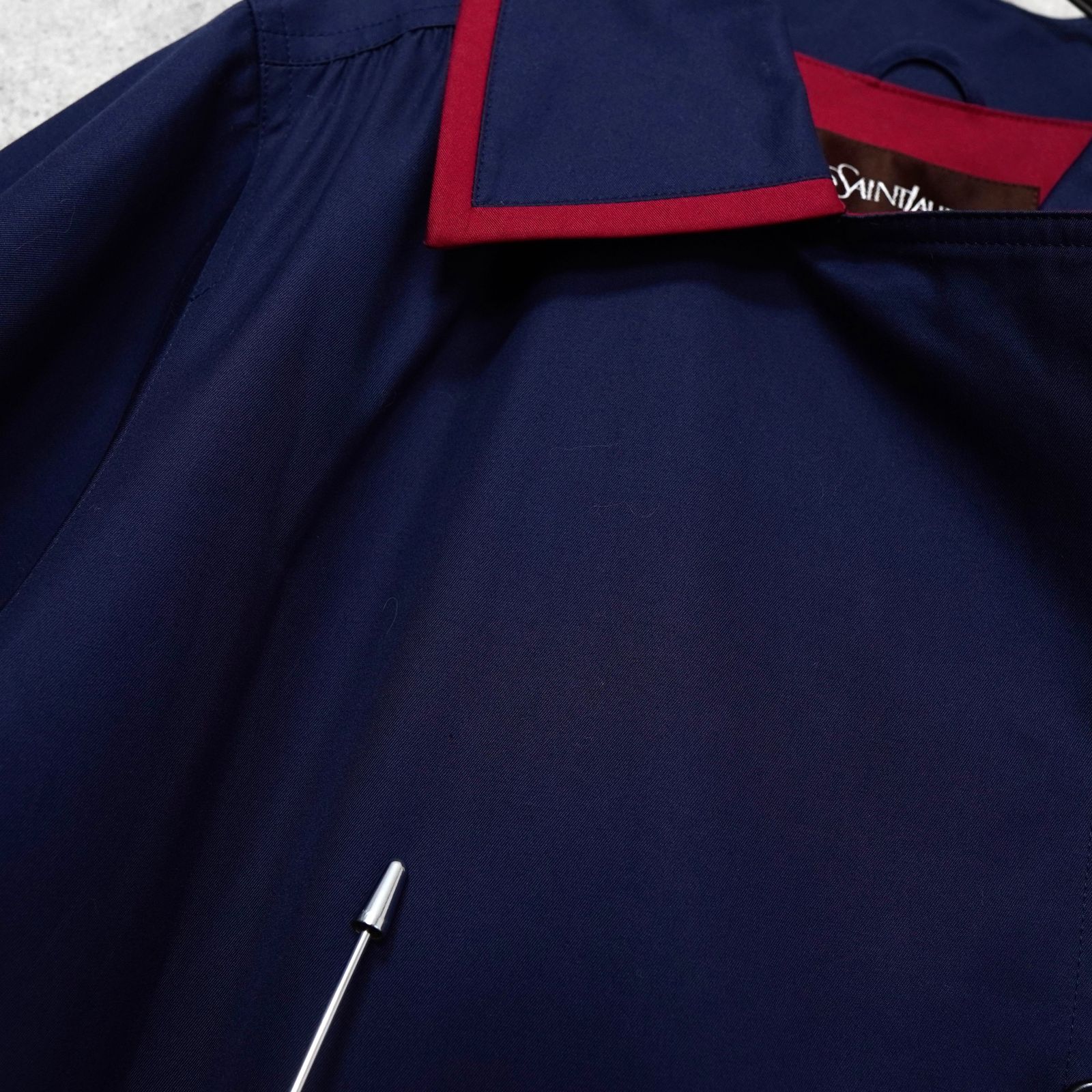 トレンチコート ネイビー