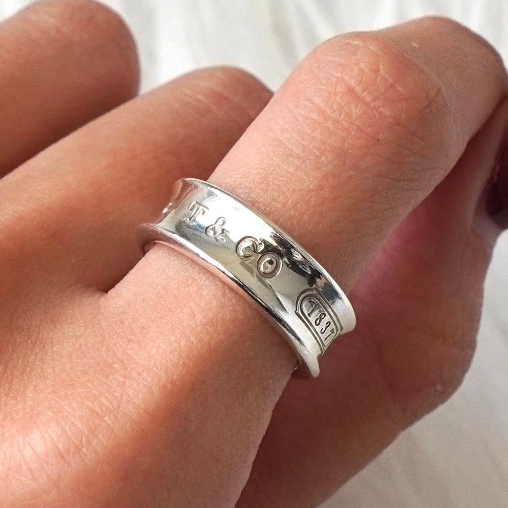 ティファニー 1837 ナロー シルバー925 指輪 リング 11.5号 - メルカリ
