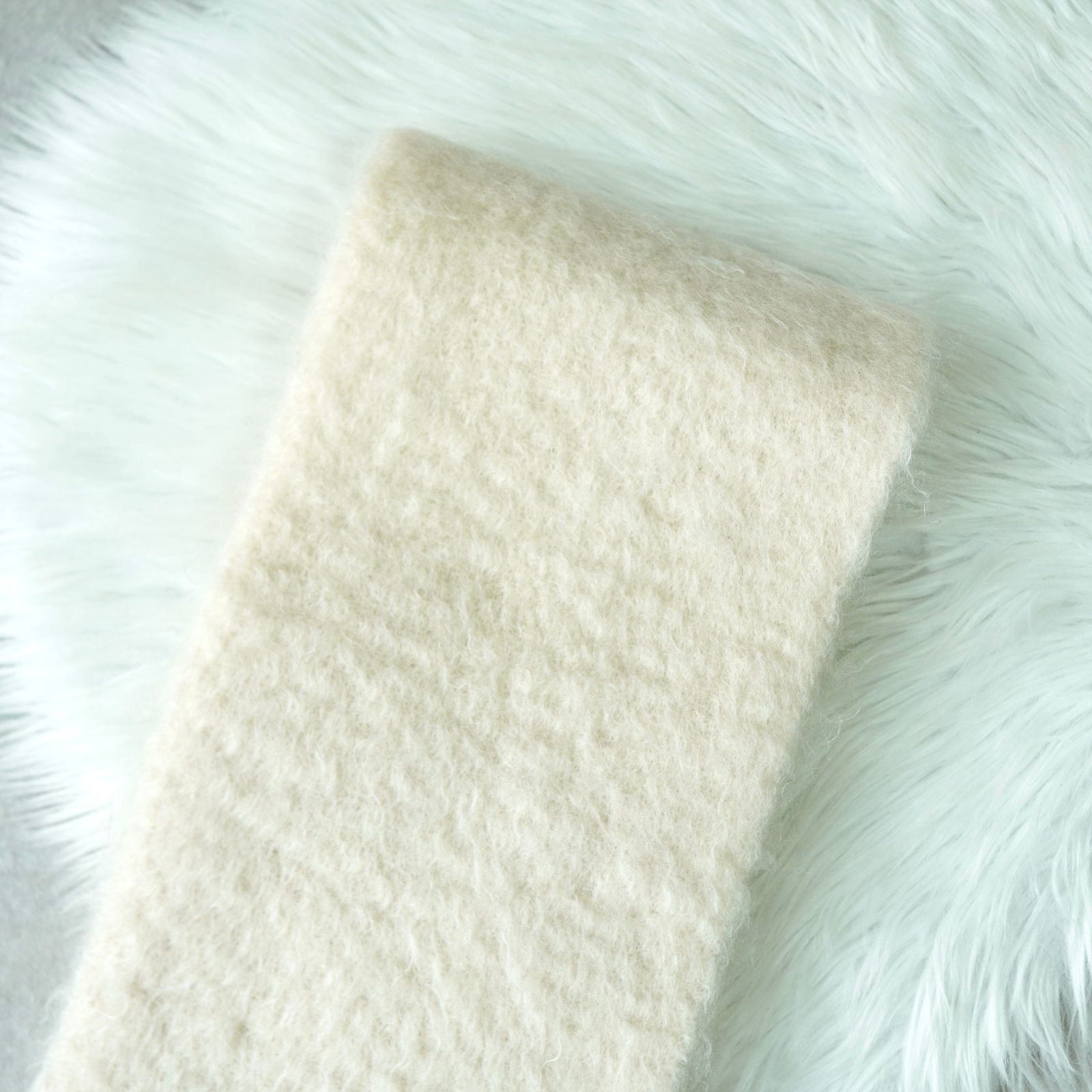 レザーパッチ モヘア