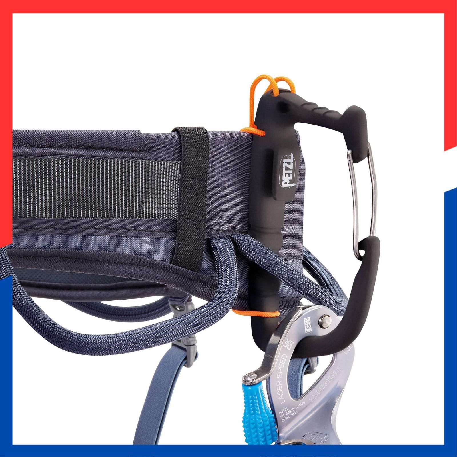 人気商品】コラックスLT ダークグレー クライミングハーネス S [ペツル