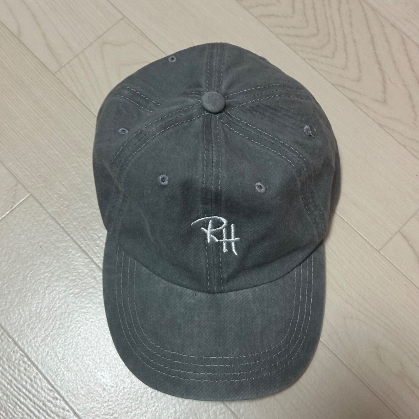 ロンハーマン Ron Herman RH刺繍ロゴ キャップ ヴィンテージ加工