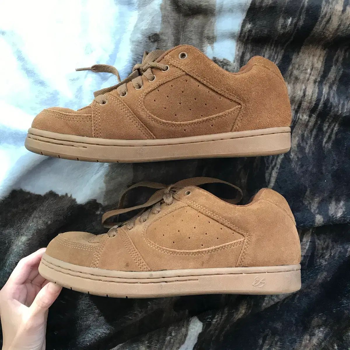  es accel brown 255 イエスアクセル スニーカー 靴