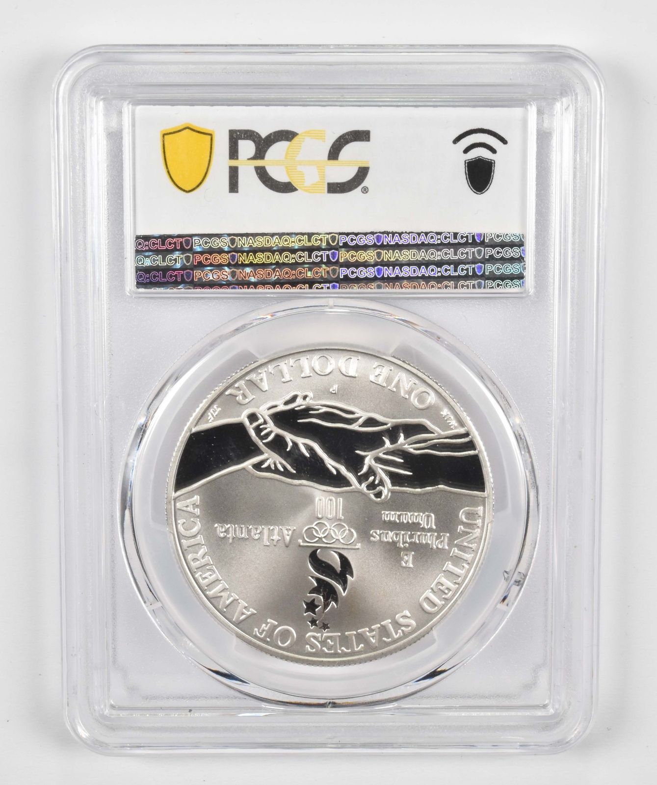 1995 パラオ $1 国際連合50周年 PCG PR70 DCAM American Eagle PR 70