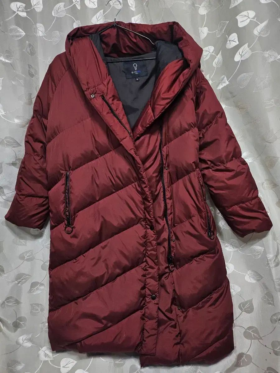 BLACKEY イタリア製 ダウンジャケット ロング丈 バーガンディ