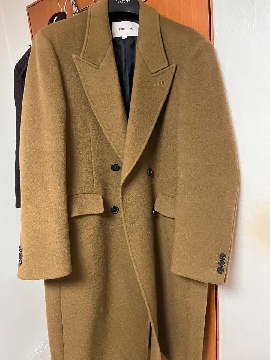 Tonywack カシミア ダブル コート DARK キャメル XL - メルカリ