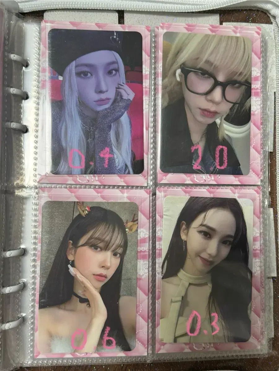 aespa（エスパ）トレカ カリナ、ウィンター、ニンニン(NINGNING